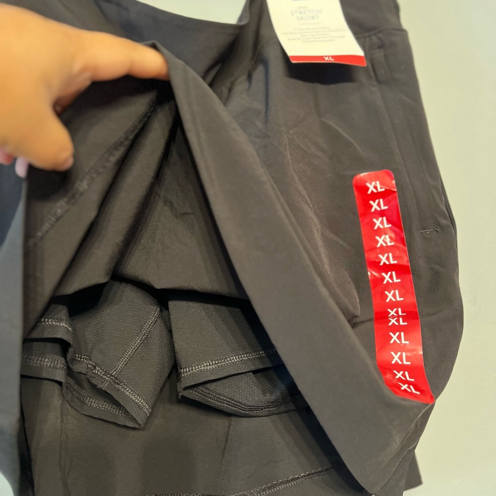 Women's Black Stretch Skort - Picture 4 of 4
